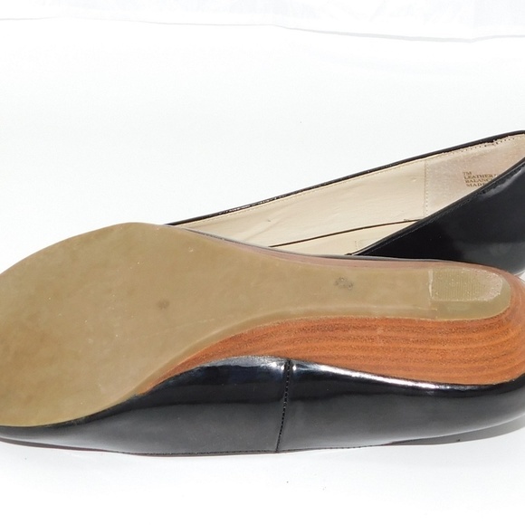 Steve Madden Patent Leather Open Toe Wedge Pump - Picture 6 of 8